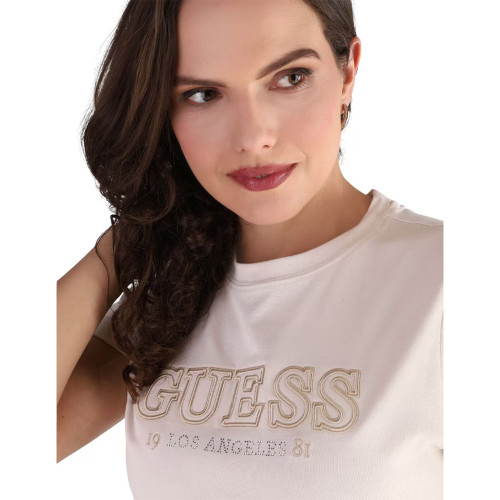 Guess Γυναικεία κοντομάνικη μπλούζα Embroidered logo T-shirt